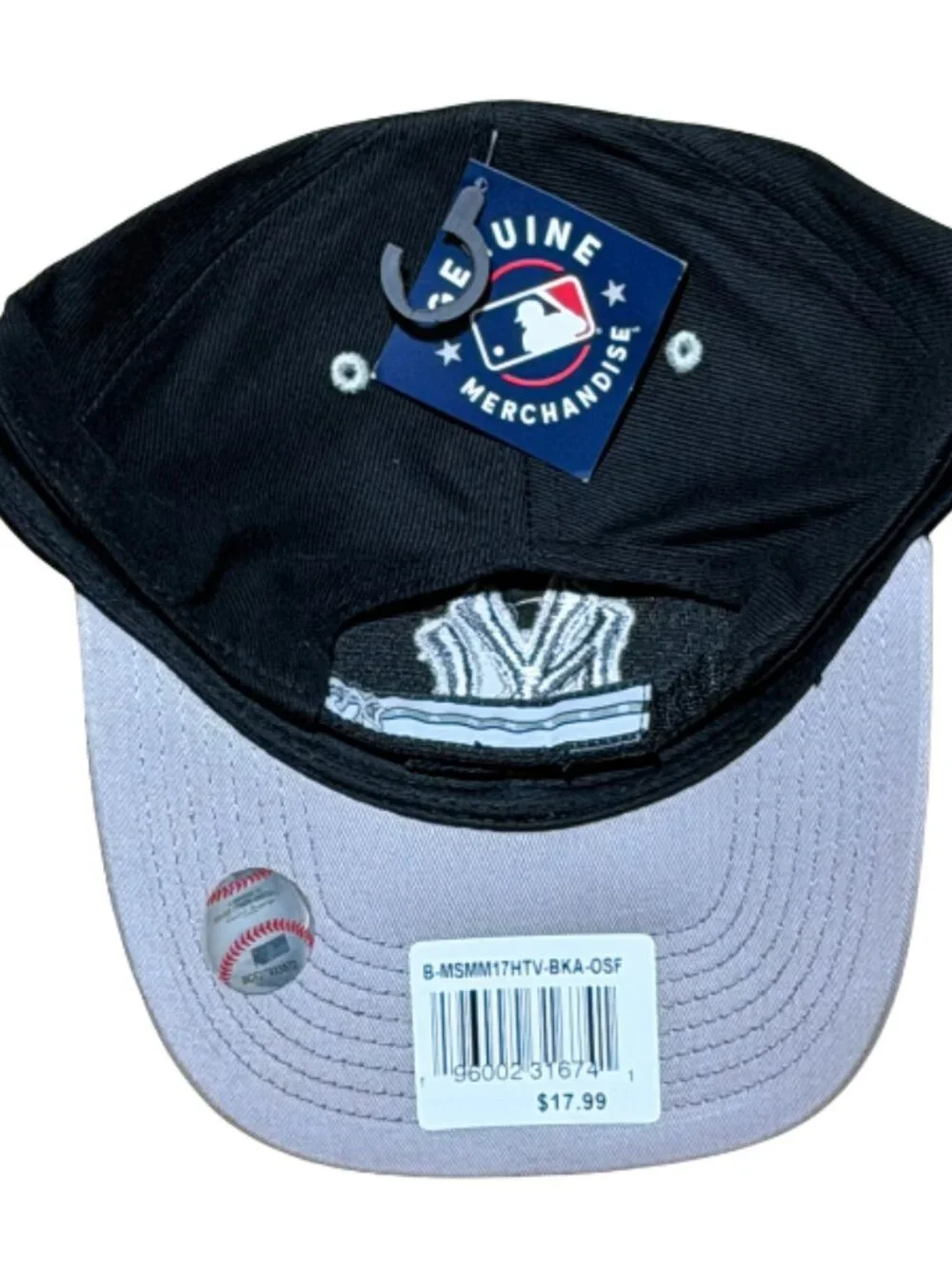 MLB New York Yankees Youth Black Adjustable Money Maker Baseball Cap - Picture 3 of 3